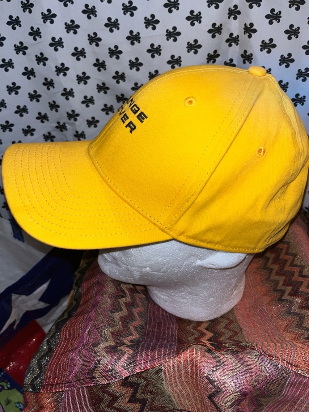 Range Rover Yellow Baseball Cap - Picture 2 of 3